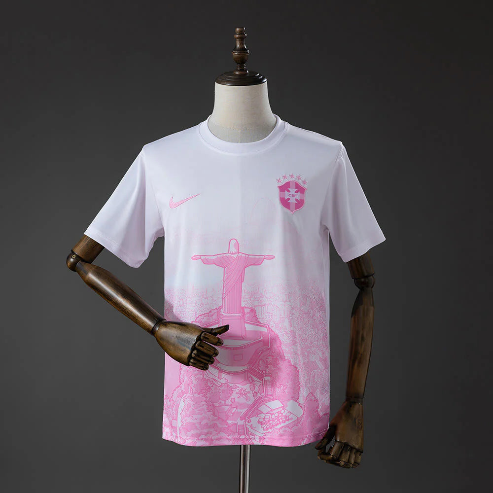Brazil 2026 Jesus Rose Jersey S-XXL